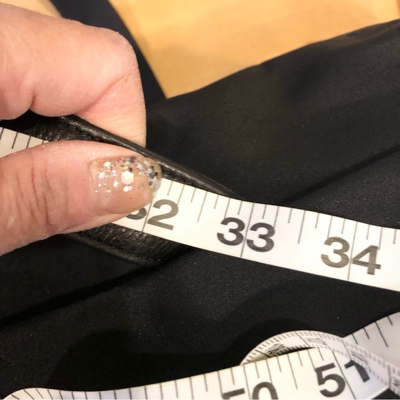 Fossil Leather & Nylon Black Laptop/Messenger Bag, 16” x 11” x 4.5” - Picture 11 of 14